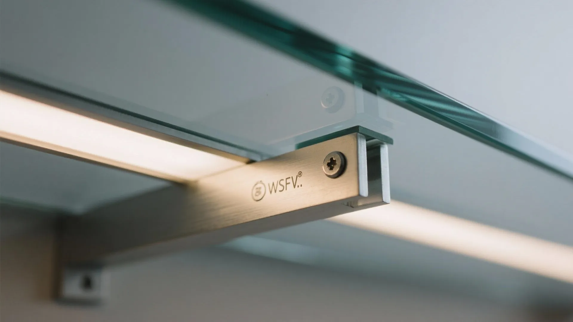 Glass Shelving and Light Channels