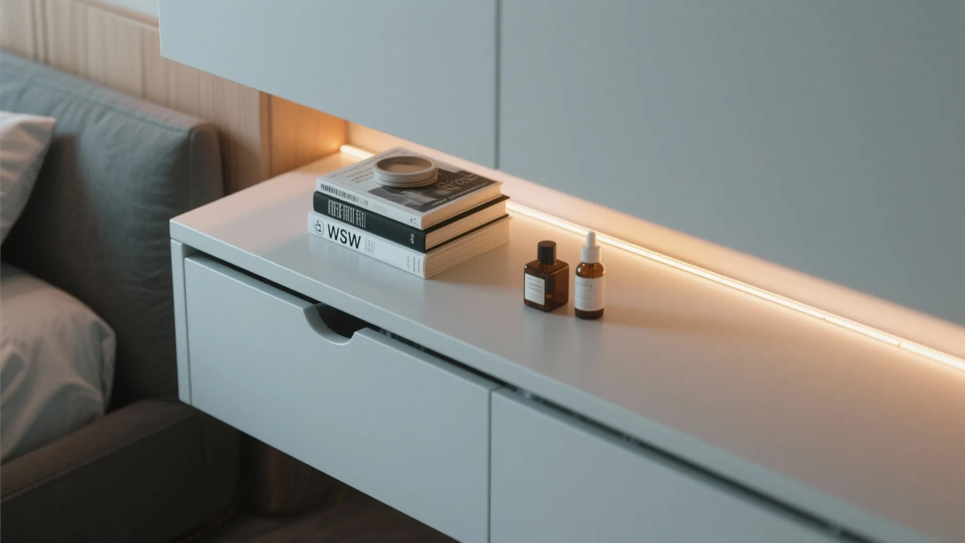 3. Integrated Shelf Lighting to Combine Storage and Illumination