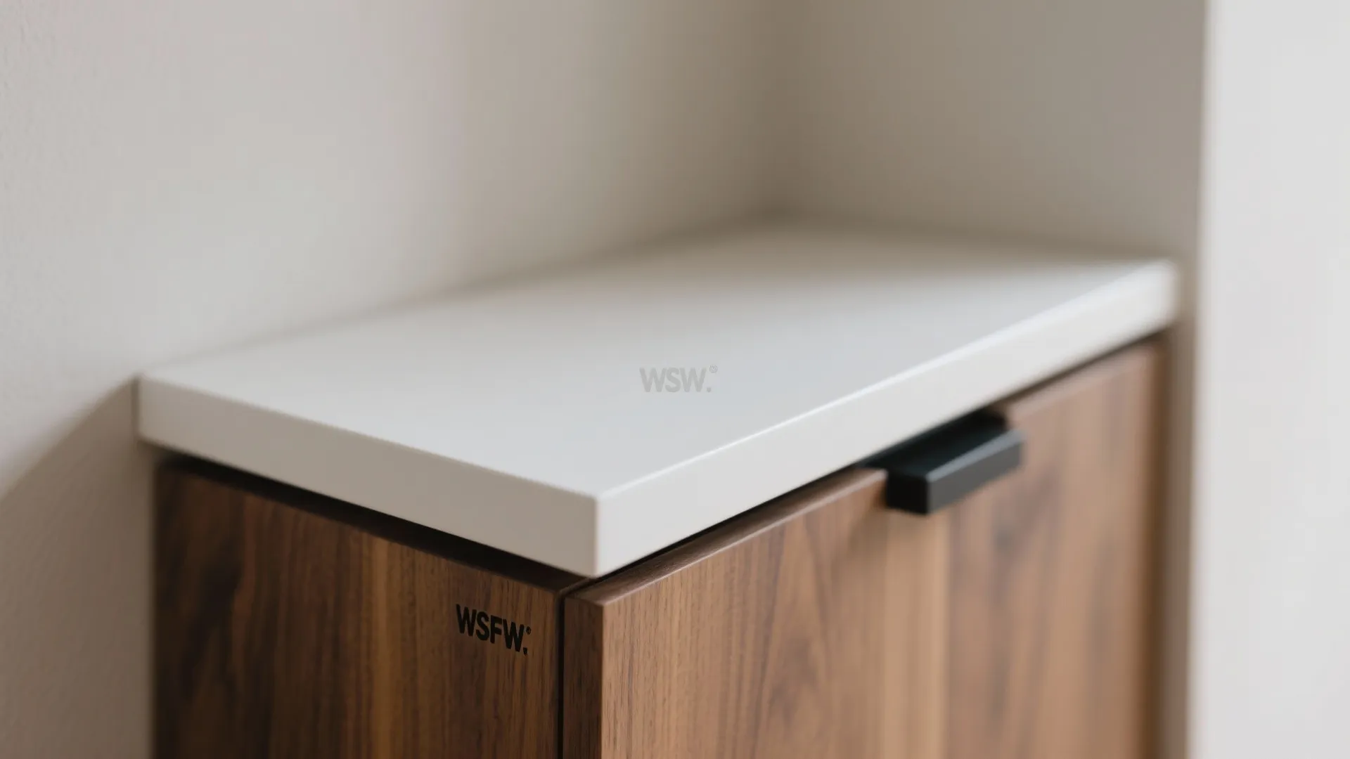 Minimalist shelving for study clarity