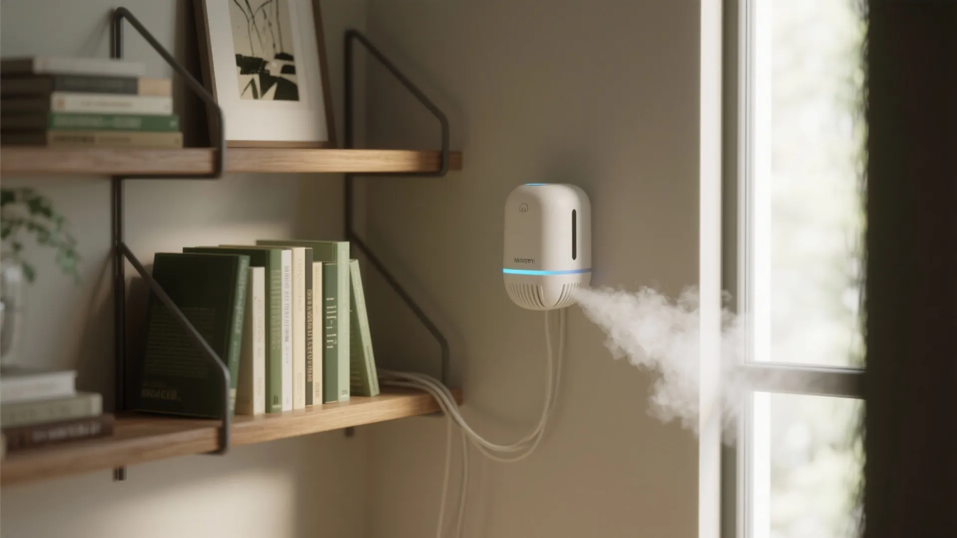 1. Wall-mounted or Shelf-mounted Mini Humidifiers