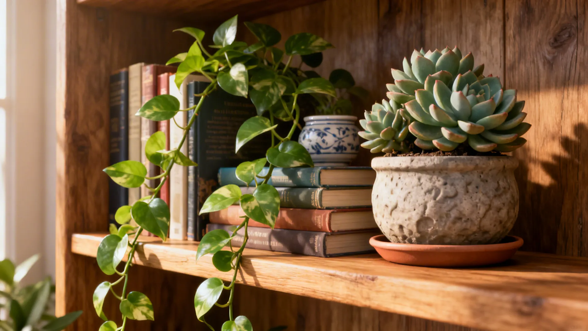 2. Greenery and Living Accents