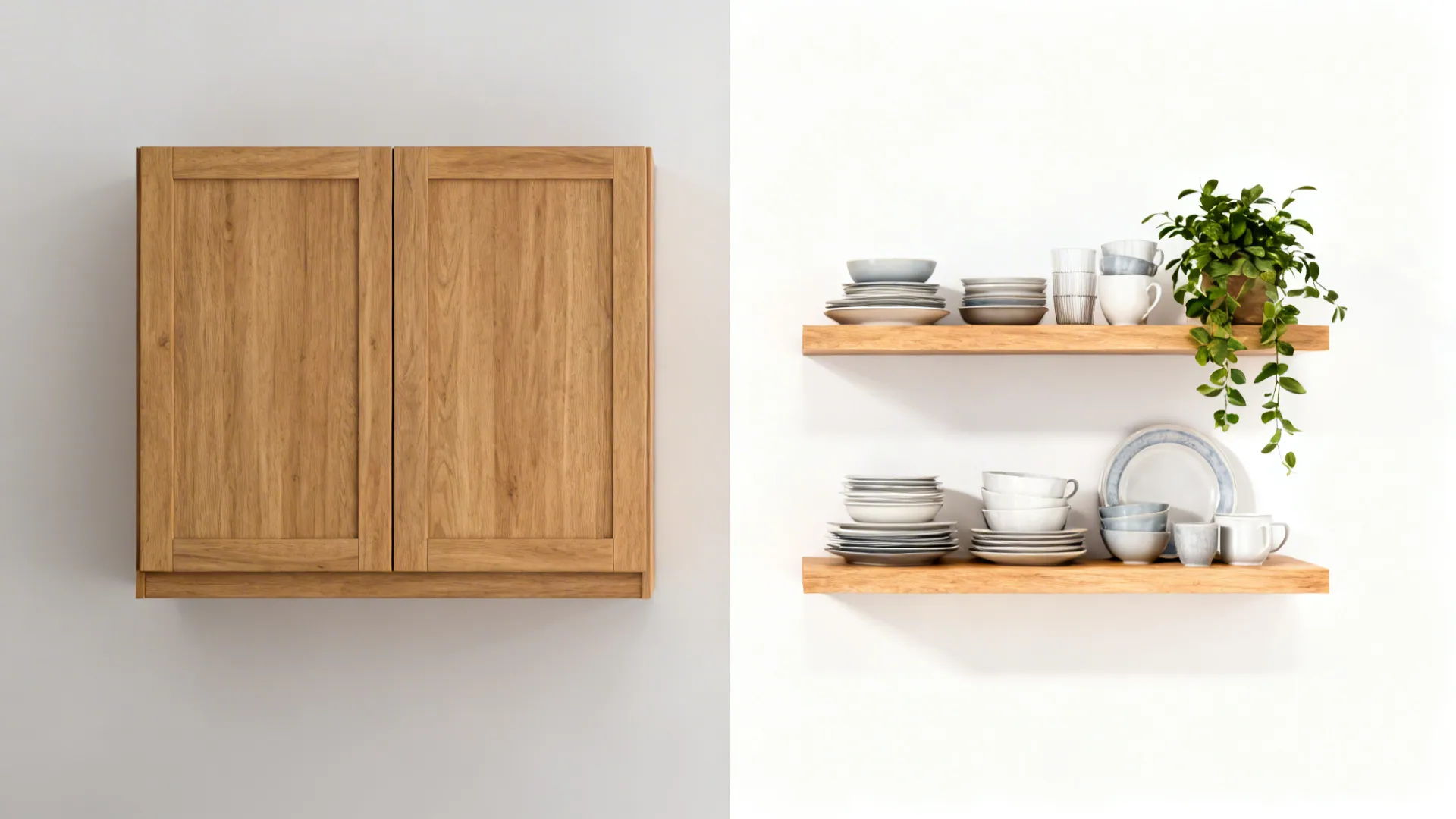 Open Shelving with Smart Editing