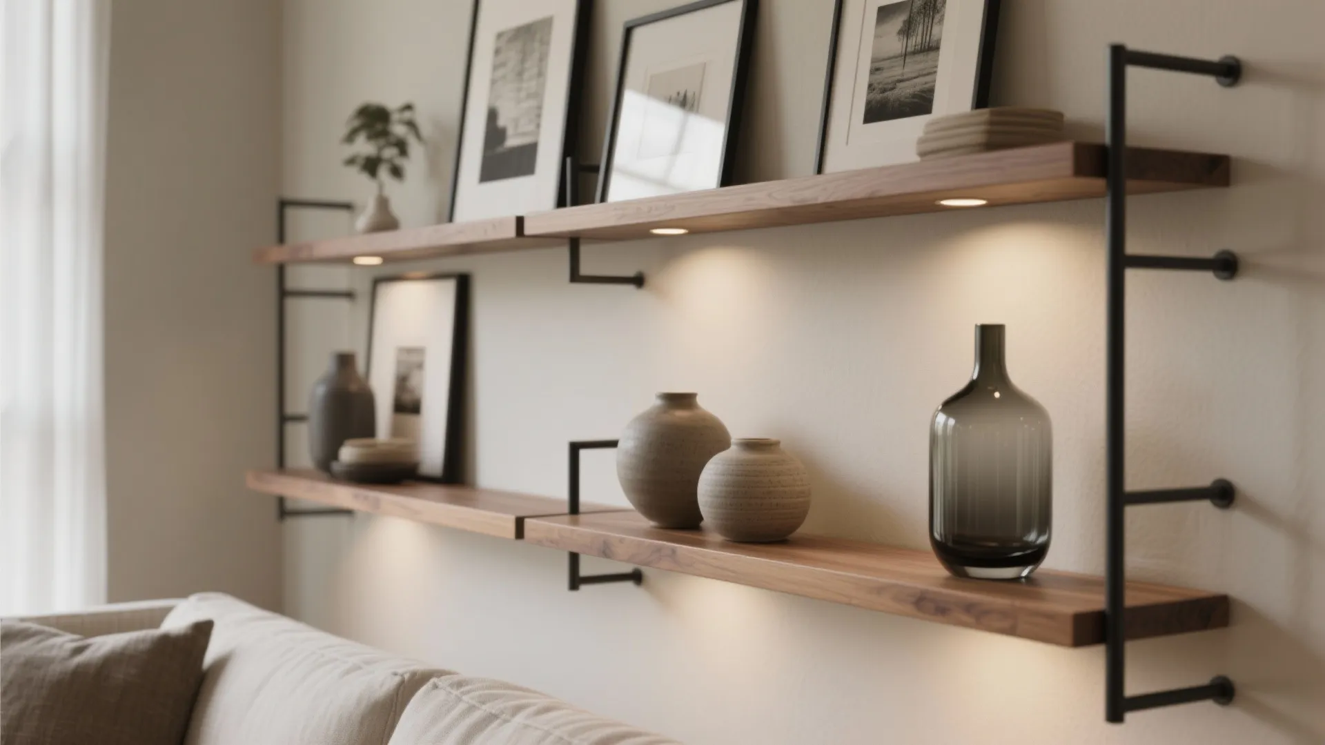 Sculptural Shelving & Picture Ledges