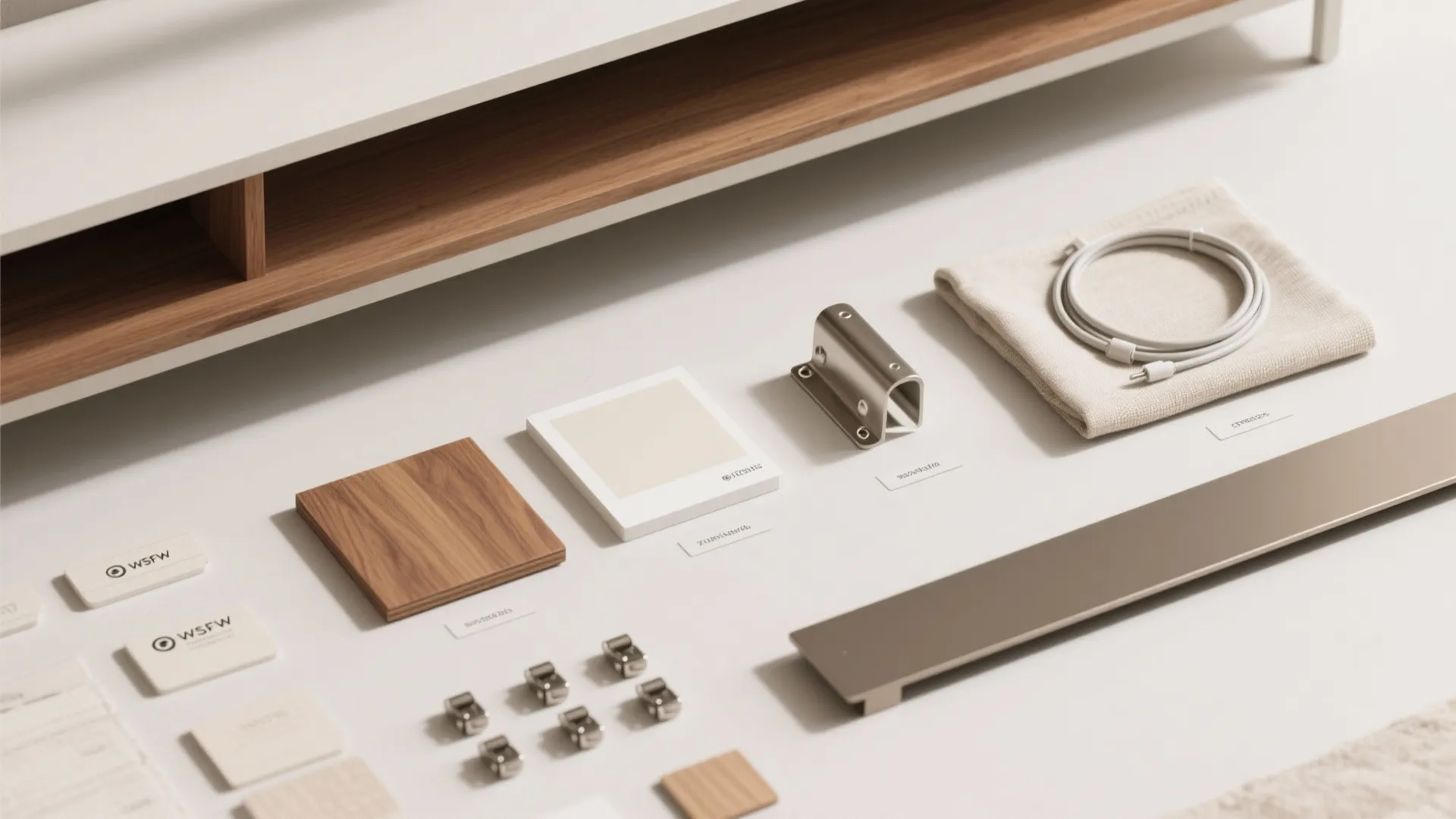 Floating Shelves + Slim Console Symmetry