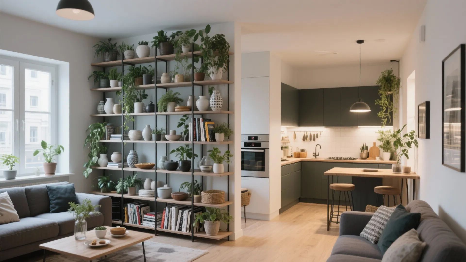 10. Shelving Units with Decor