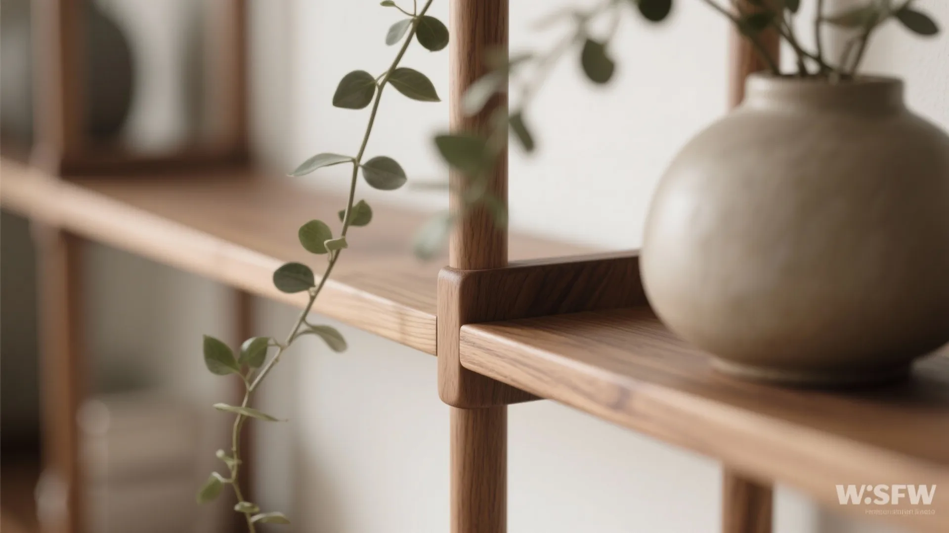 Open Shelving Grids as See-Through Dividers