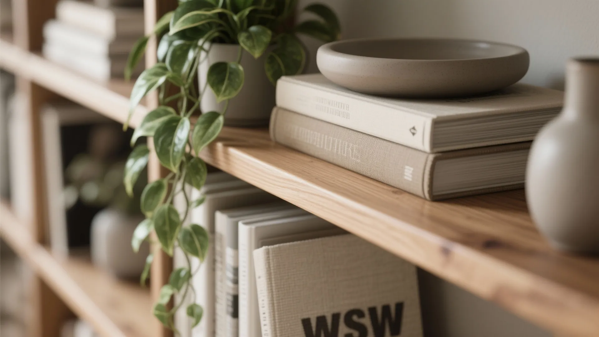 Lightweight open shelving