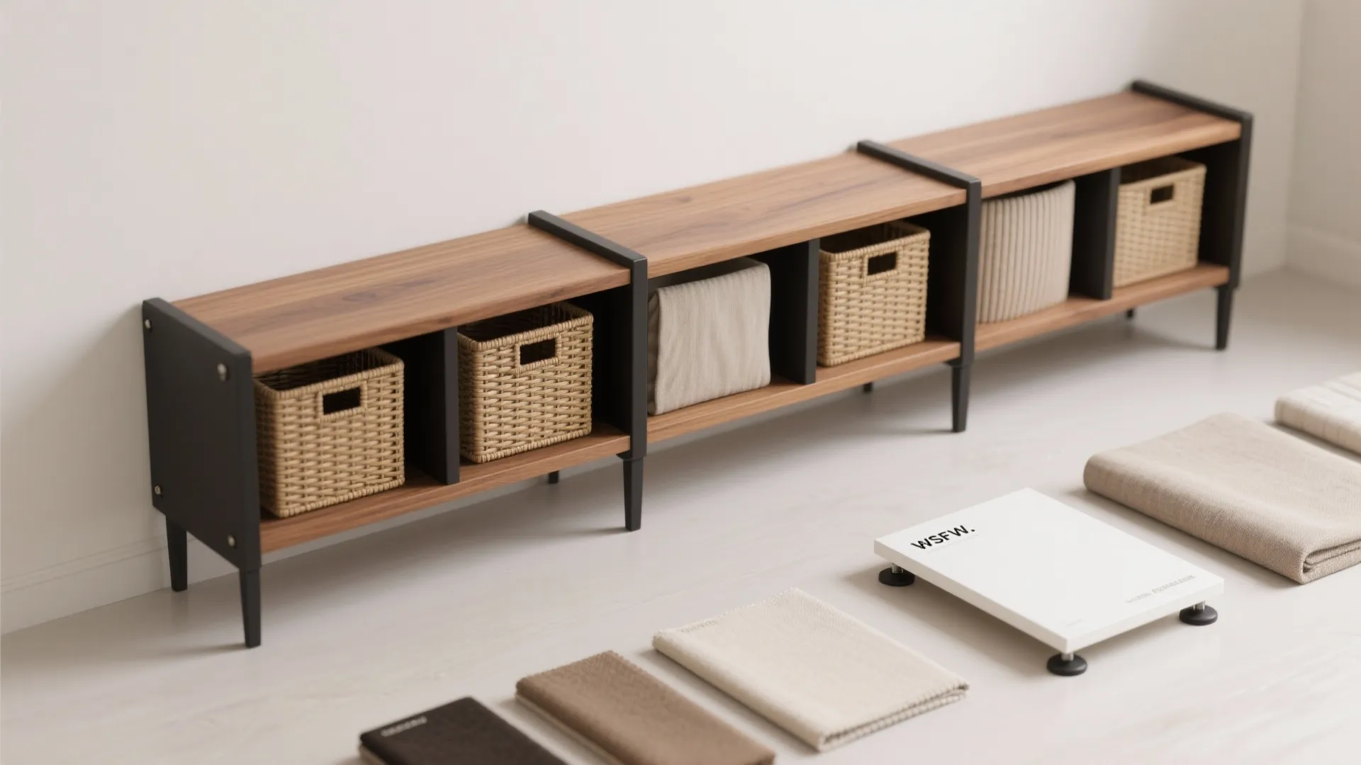 Open Shelving as a Low Partition