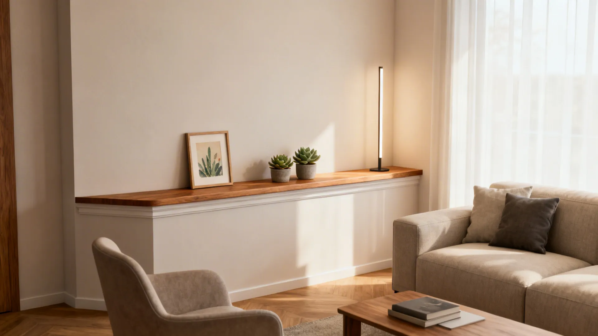 4: Integrated Shelving Rail