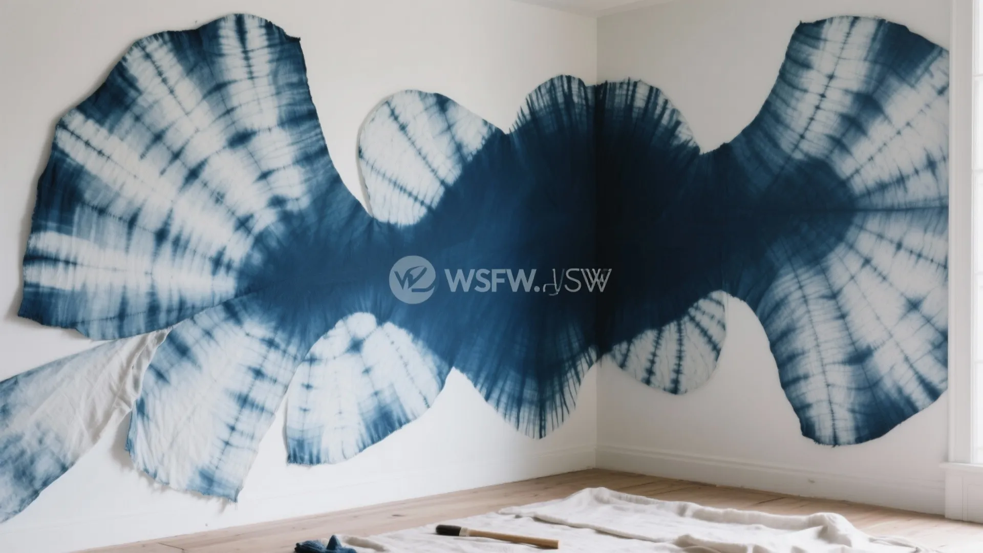 Shibori Indigo Resist: depth and artisan character