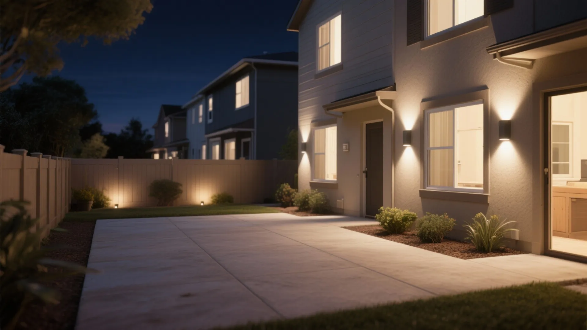 3. Integrated wall pack with shielded optics