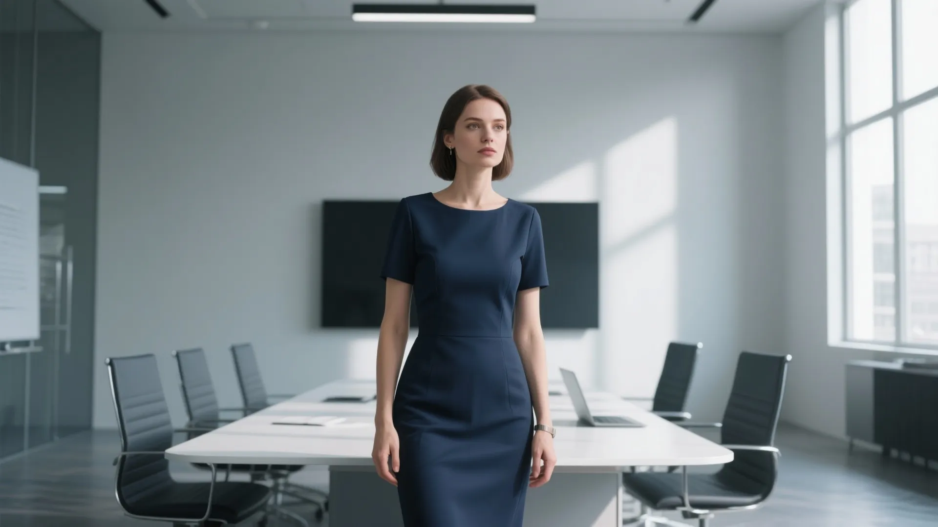 7. Structured Shift Dress