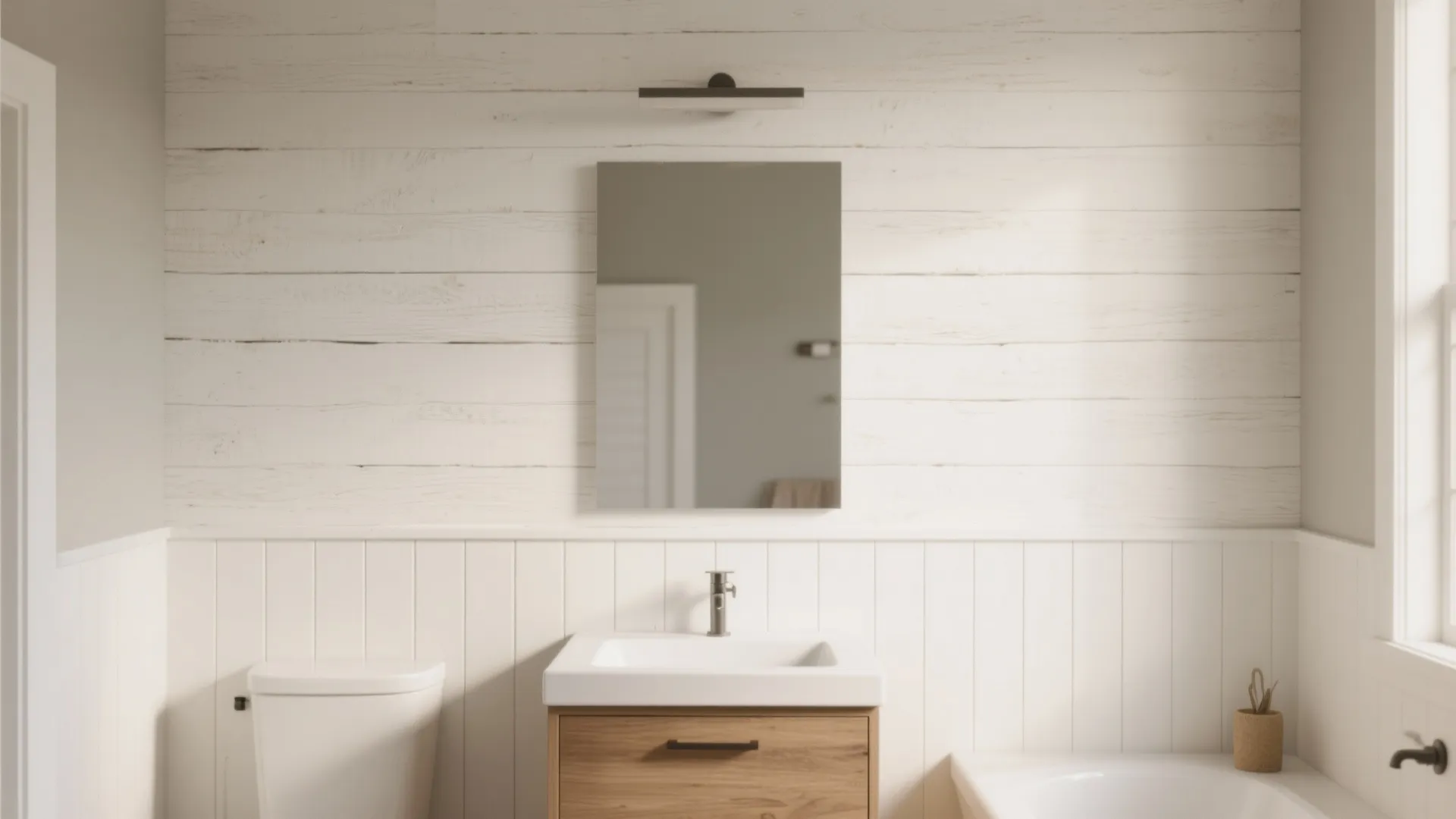 1. Shiplap, Whitewash, and Honest Paint