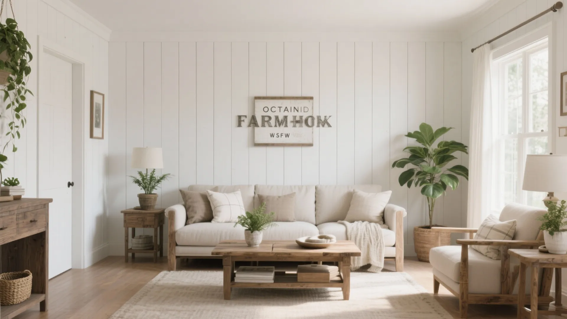 3. Shiplap Accent Wall