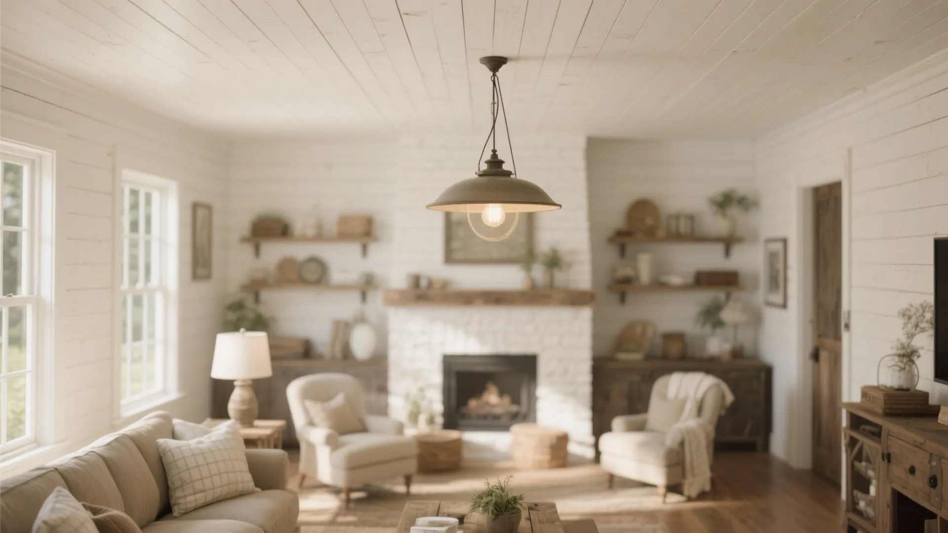 9. Shiplap Walls or Ceiling