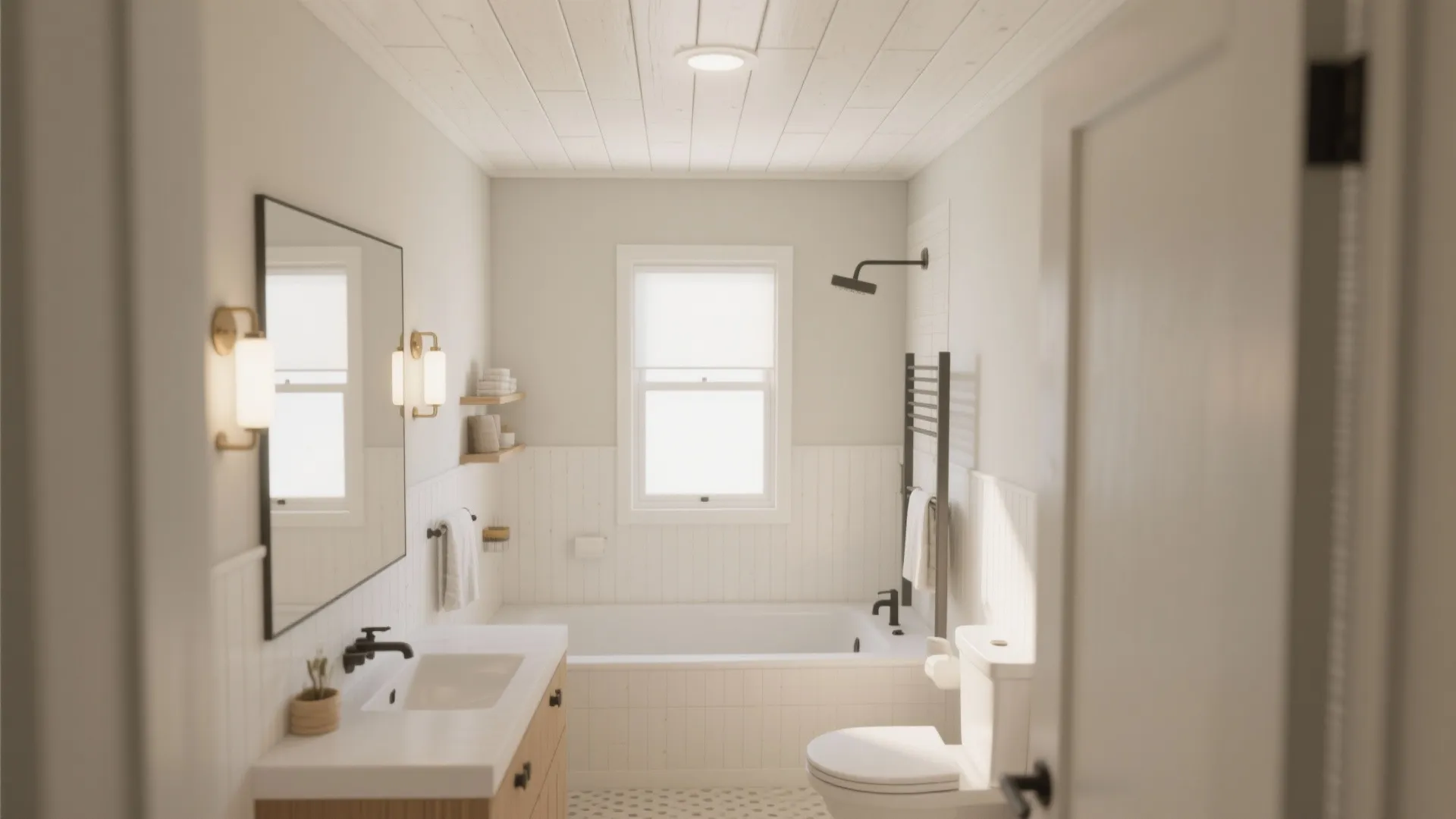 10. Shiplap Ceiling Surprise