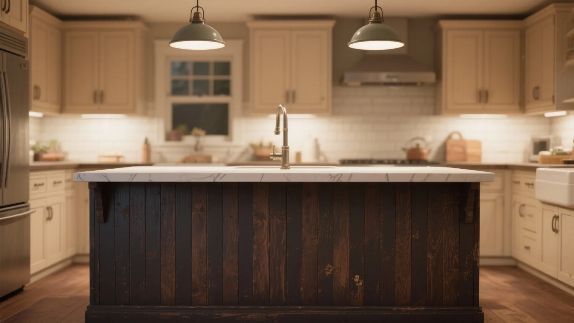 1. Classic Shiplap with Contrasting Stain