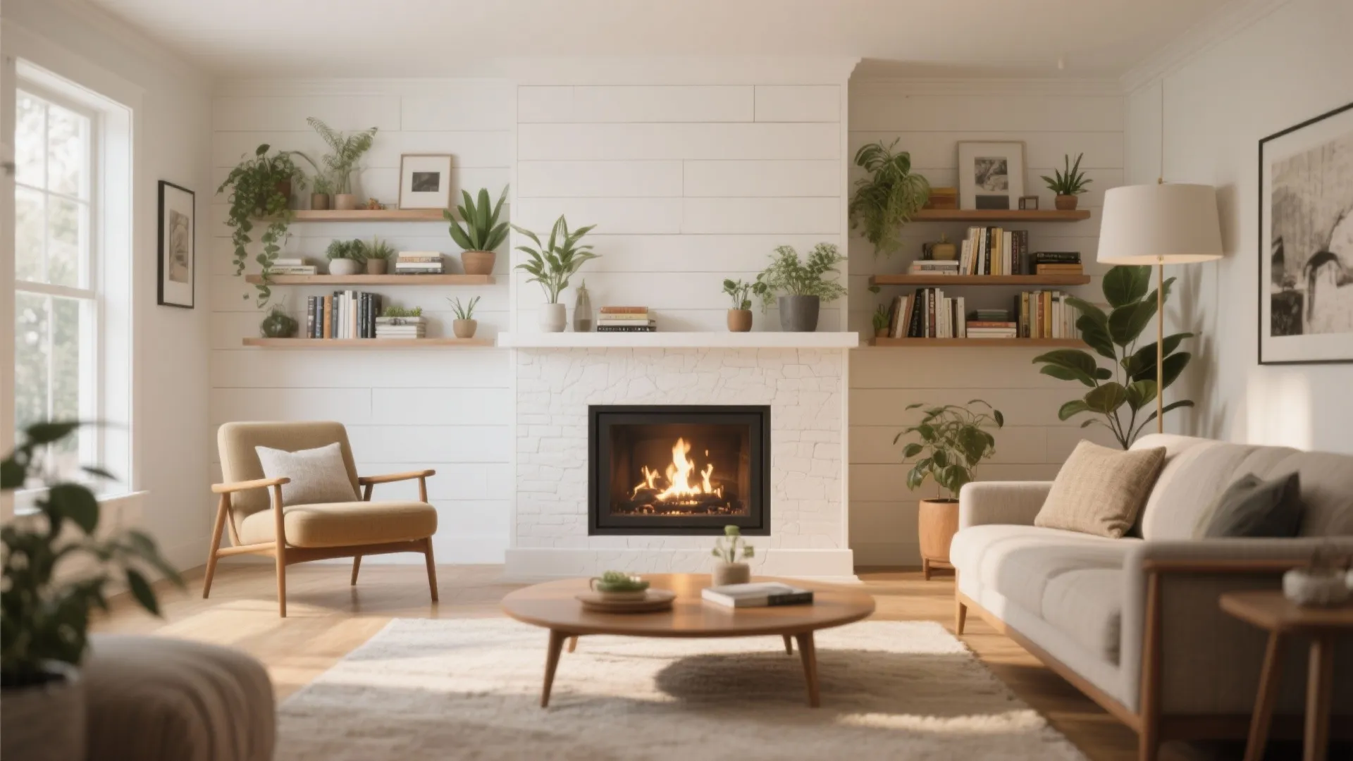 5. Shiplap Fireplace Surround