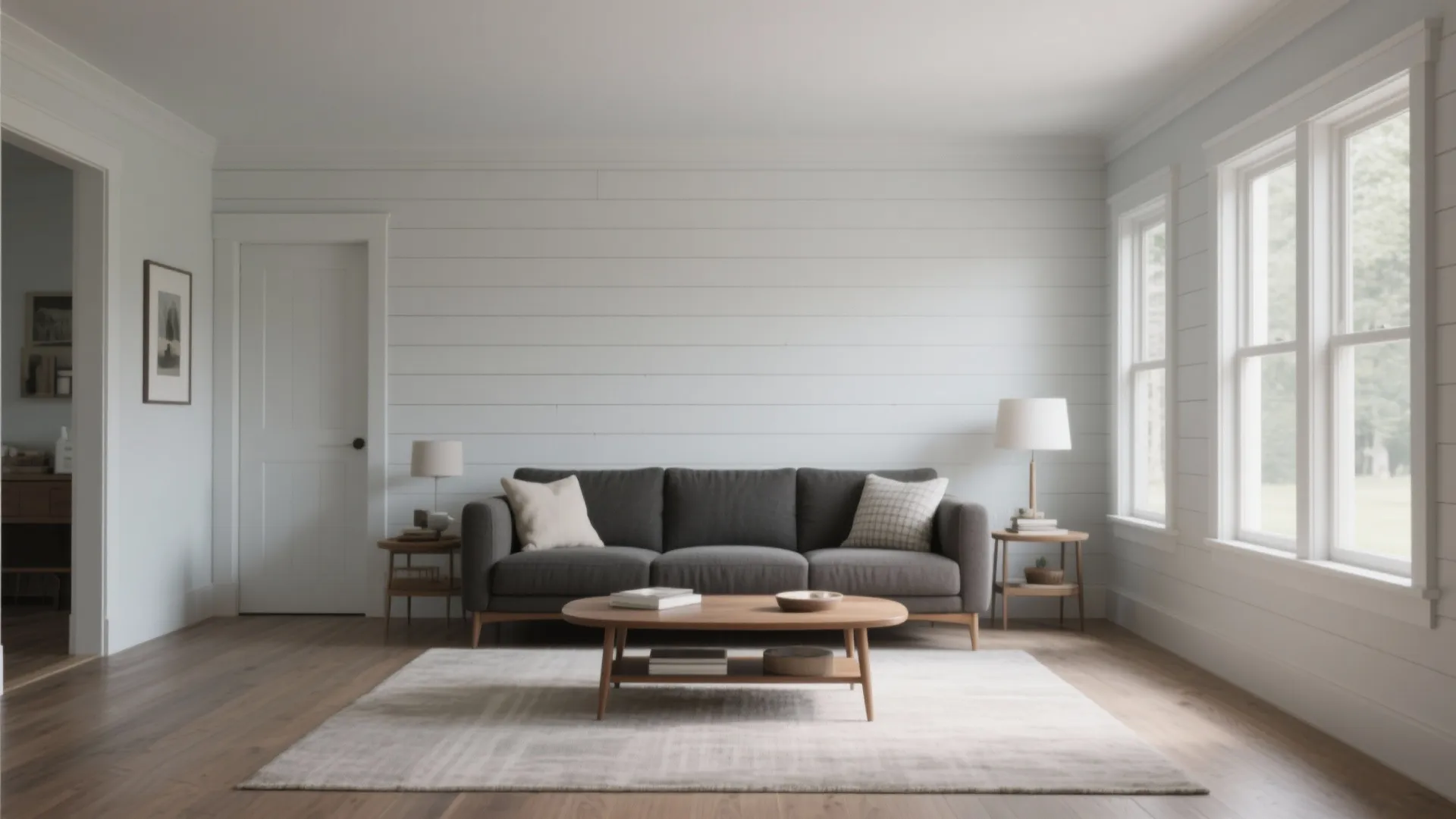 2. Shiplap with a Modern Twist