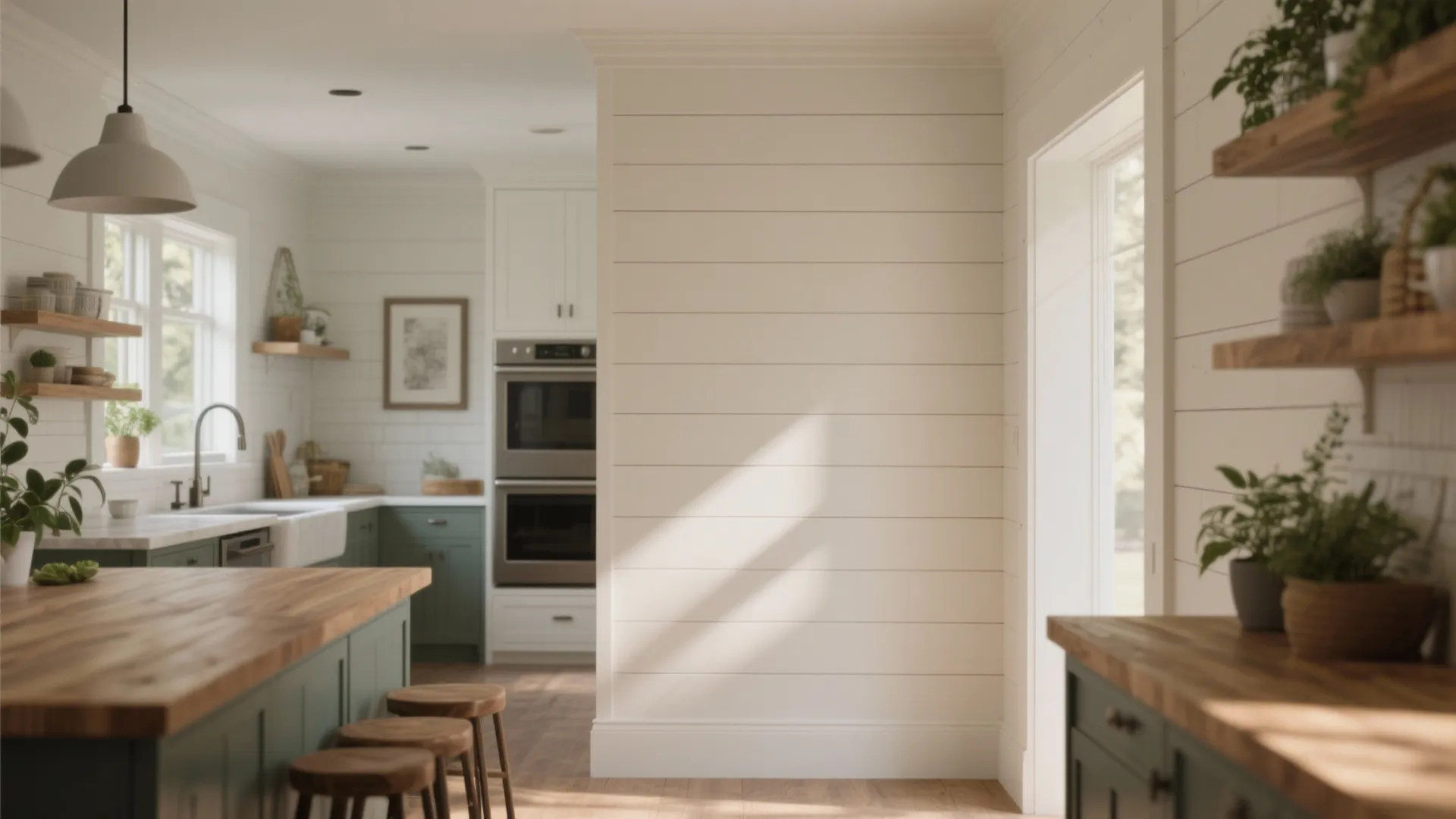 5. Shiplap with a Washable Finish