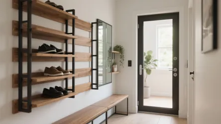 5 Wall Shoe Rack Design Ideas for Small Spaces