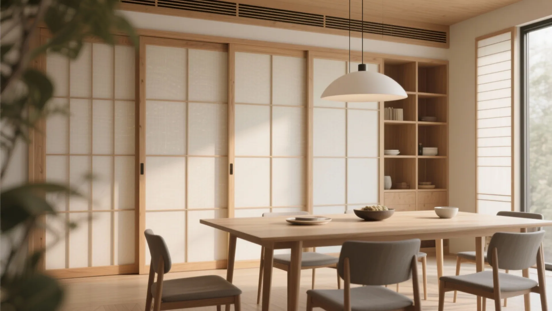 3. Shoji Screen-Inspired Wall Dividers