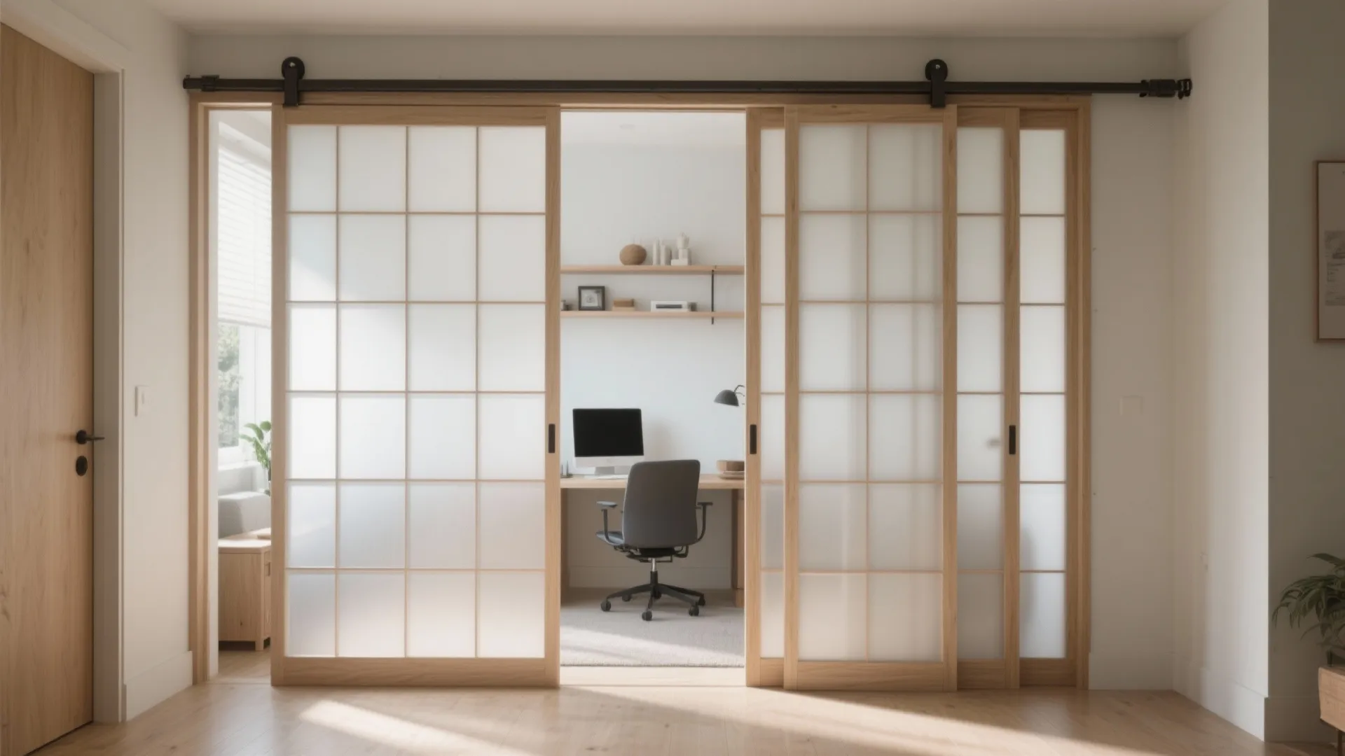Sliding Panels and Shoji-Inspired Pocket Dividers