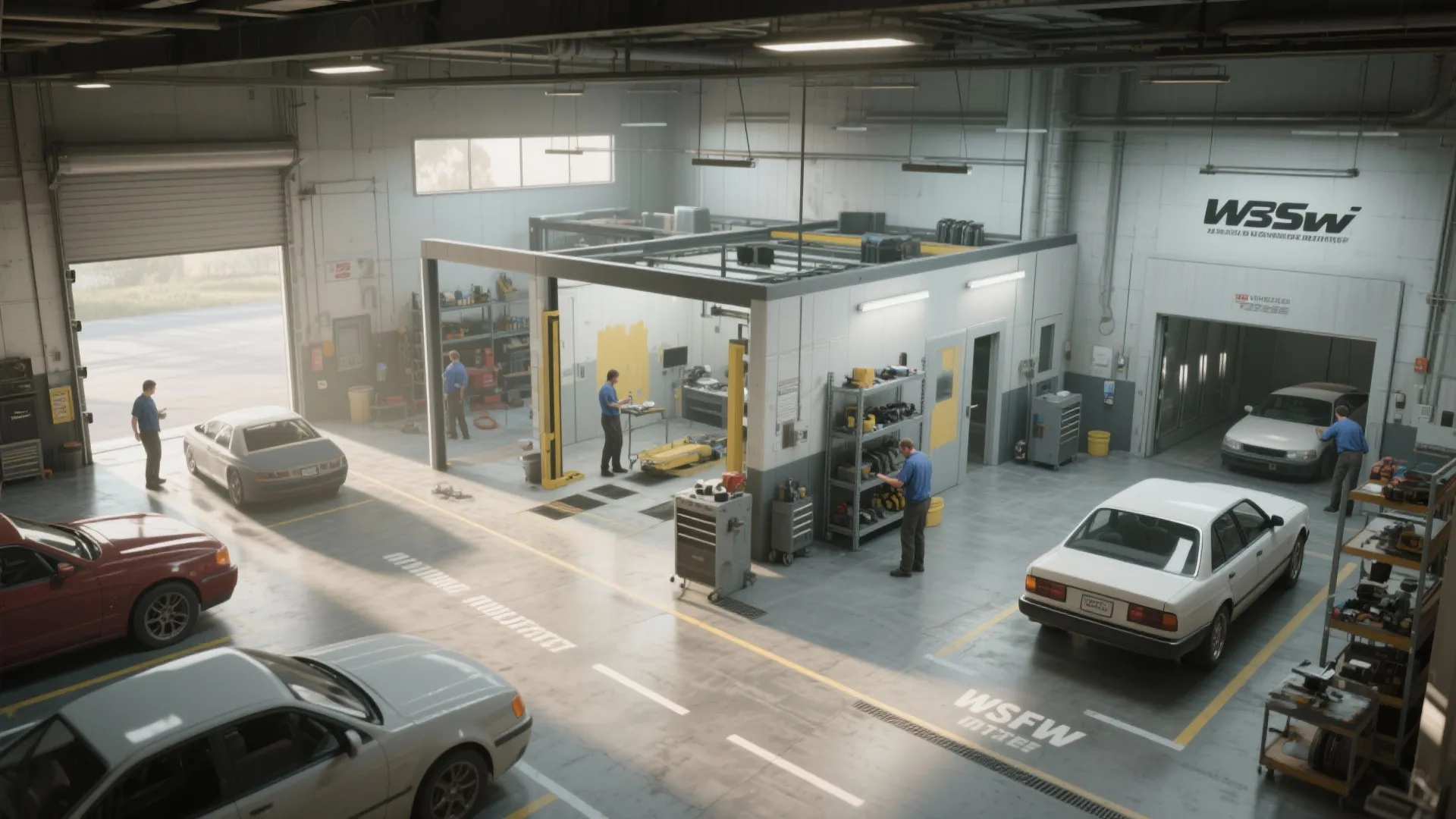 Zoning for smooth workflow