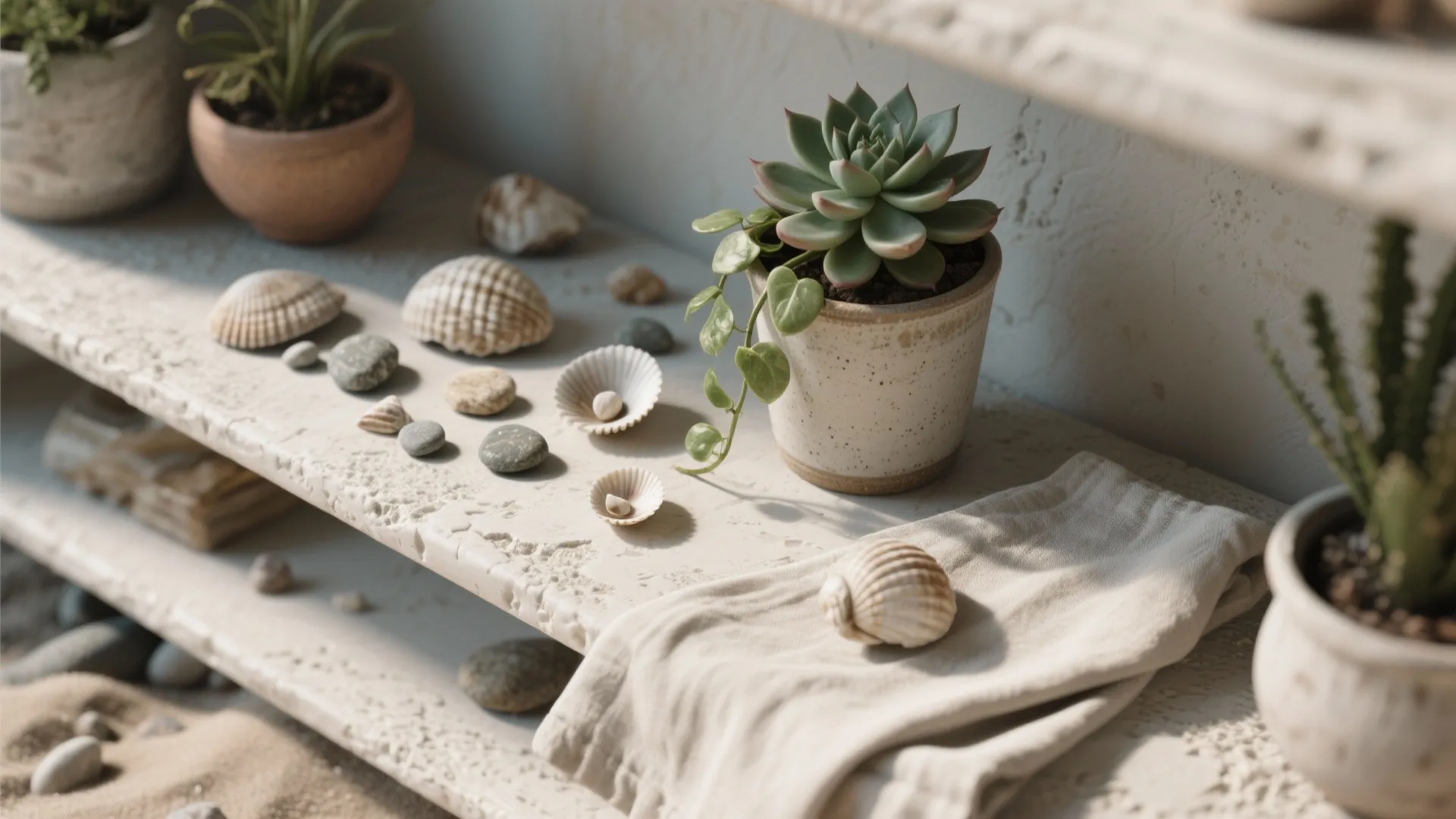 5. Natural Greenery and Personal Shoreline Finds