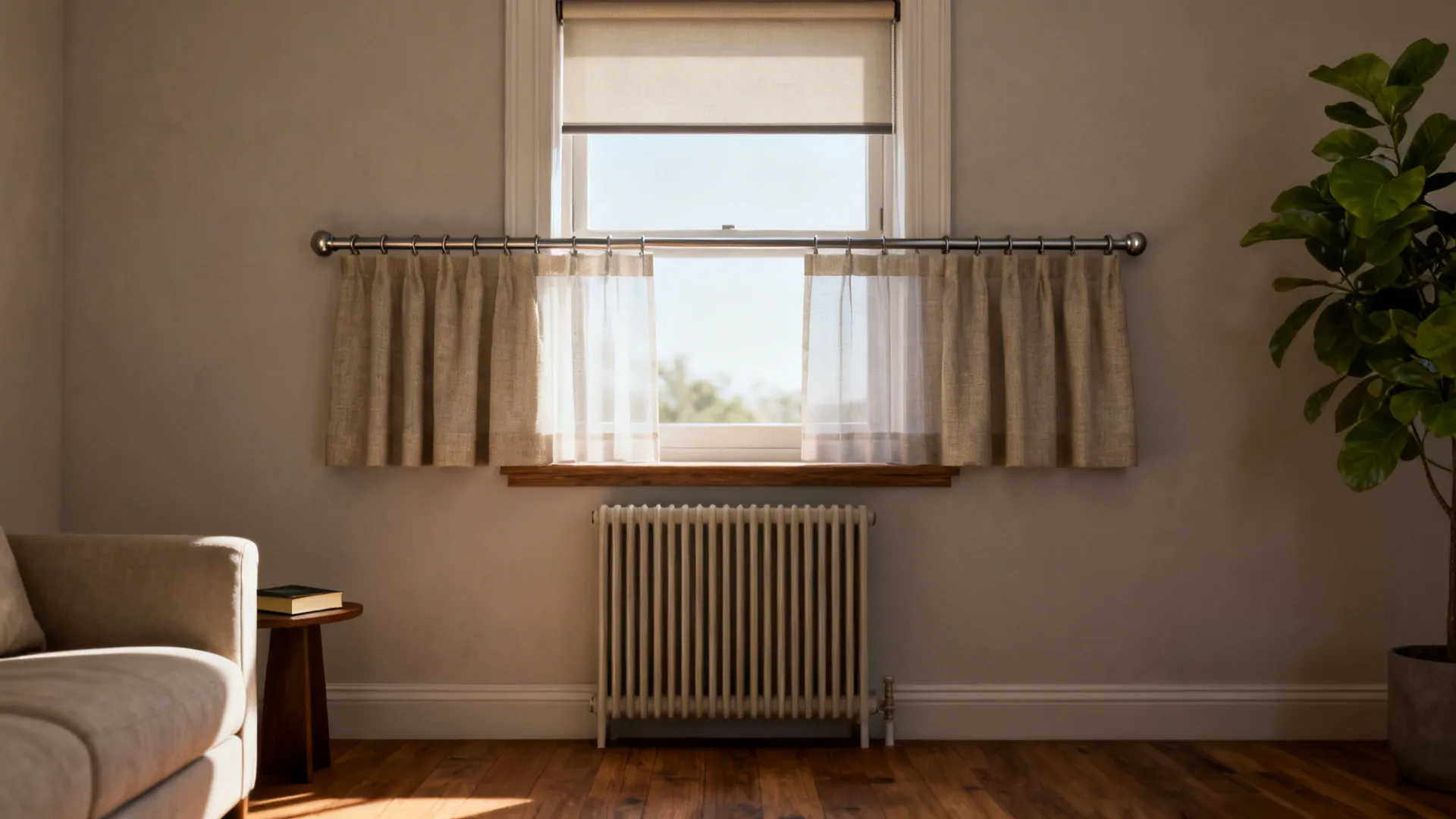 Short Window Curtains: 5 Living Room Ideas