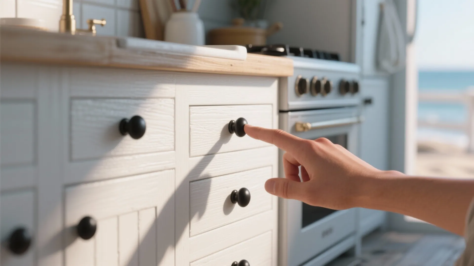 2. Short round knobs for a compact, tactile feel