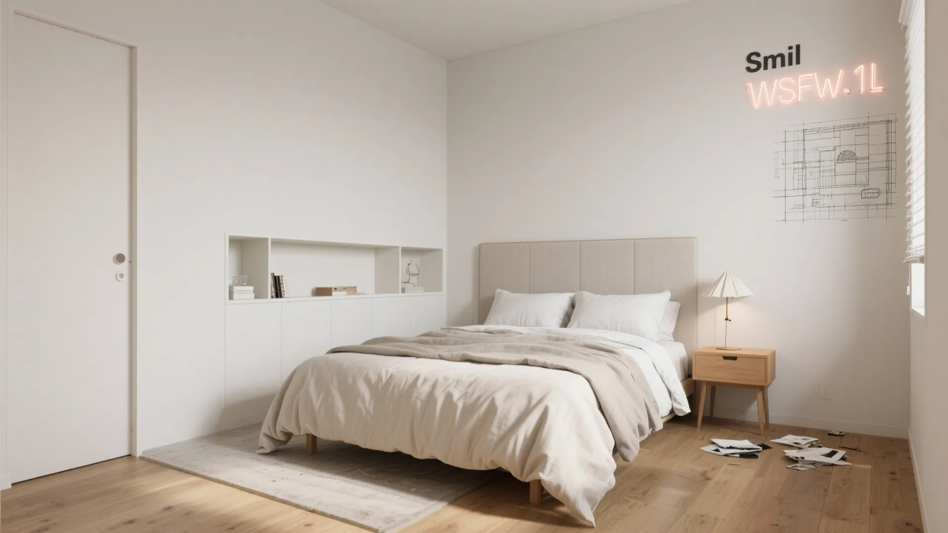 Tips 2: ベッドは“短辺壁付け”＋通路600mmで動線規格化