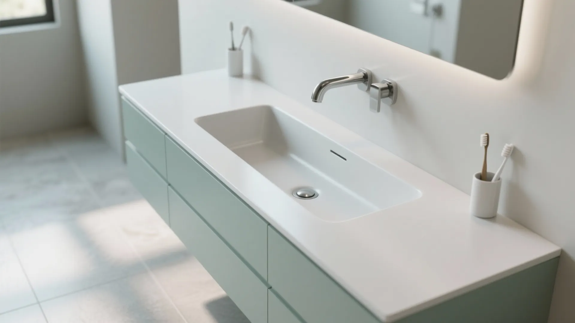 Short Trough or Integrated Counter Sink (24–30" W x 12–14" D)