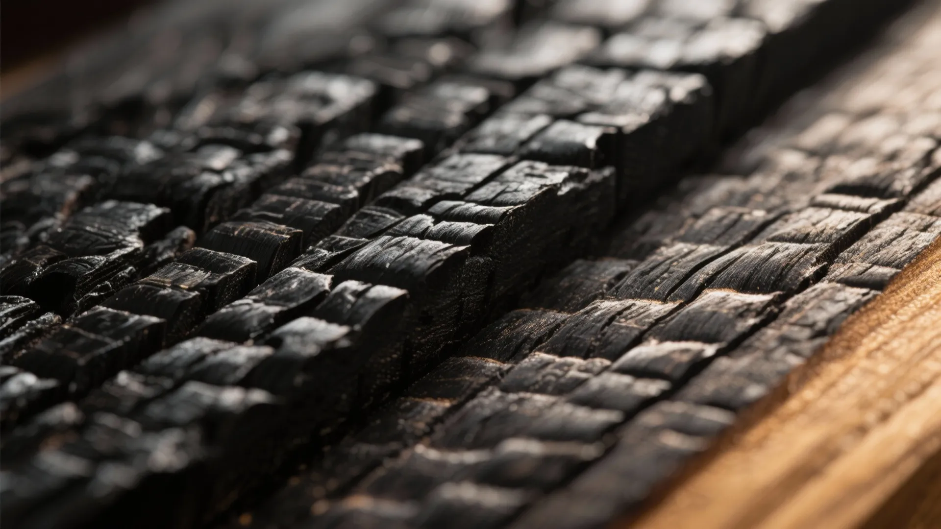 4) Shou Sugi Ban Accent for Drama and Durability