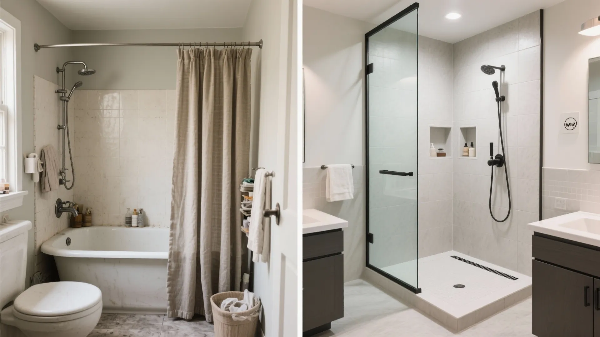 Walk-In Showers With Frameless Glass