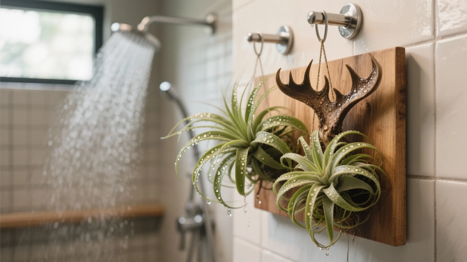 Shower-Safe Greens: Epiphytes and Air Plants