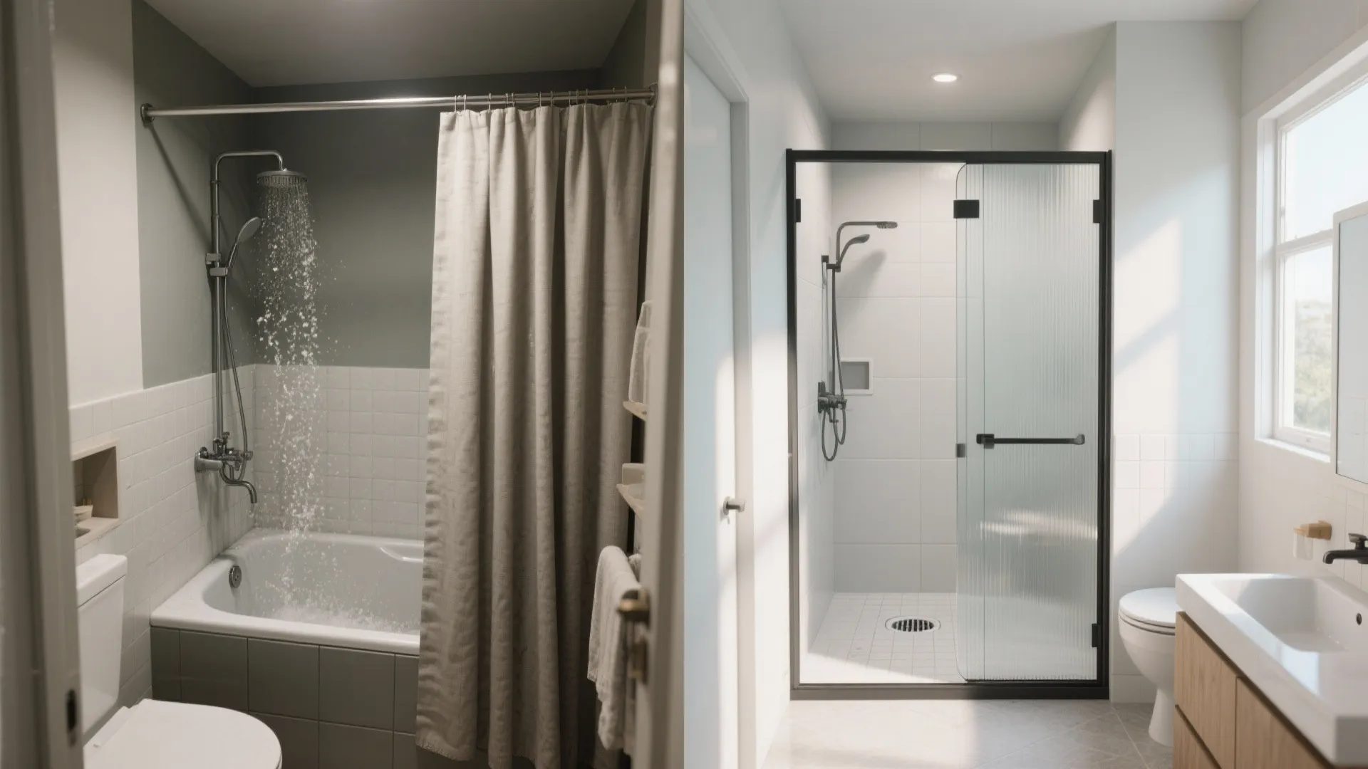4. Shower-tub hybrids and folding screens