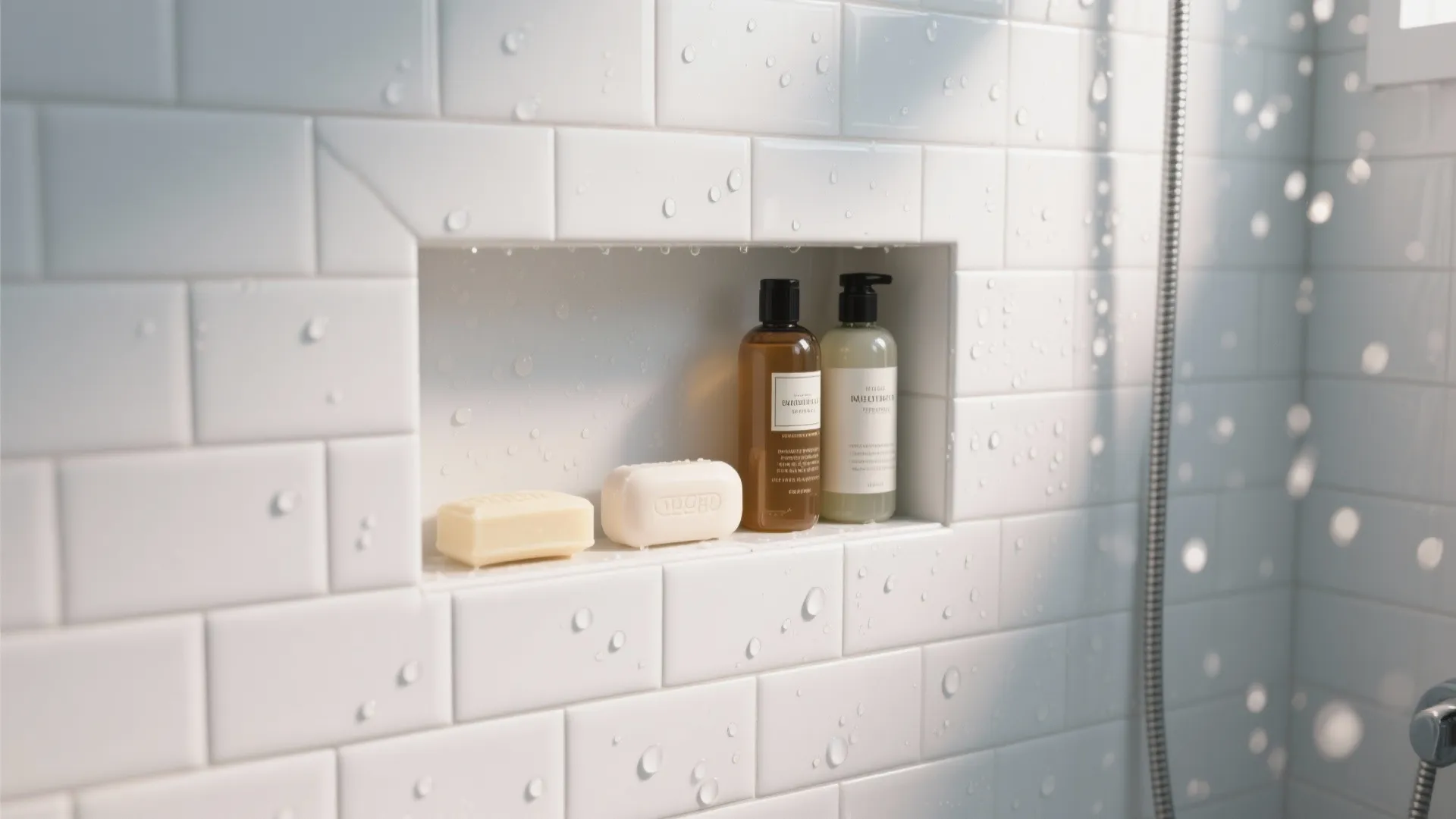 8. Incorporate Niche Storage in the Shower