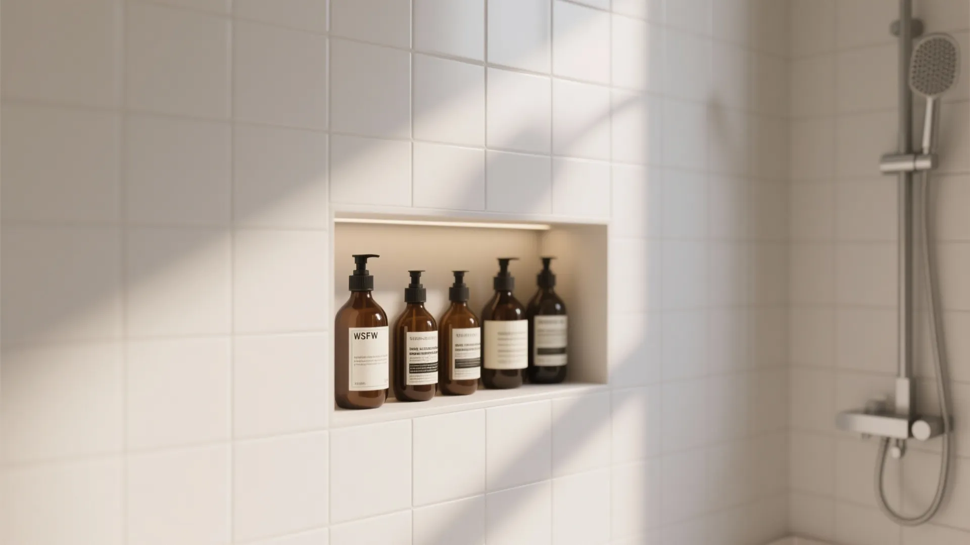 6. Niche Storage in the Shower