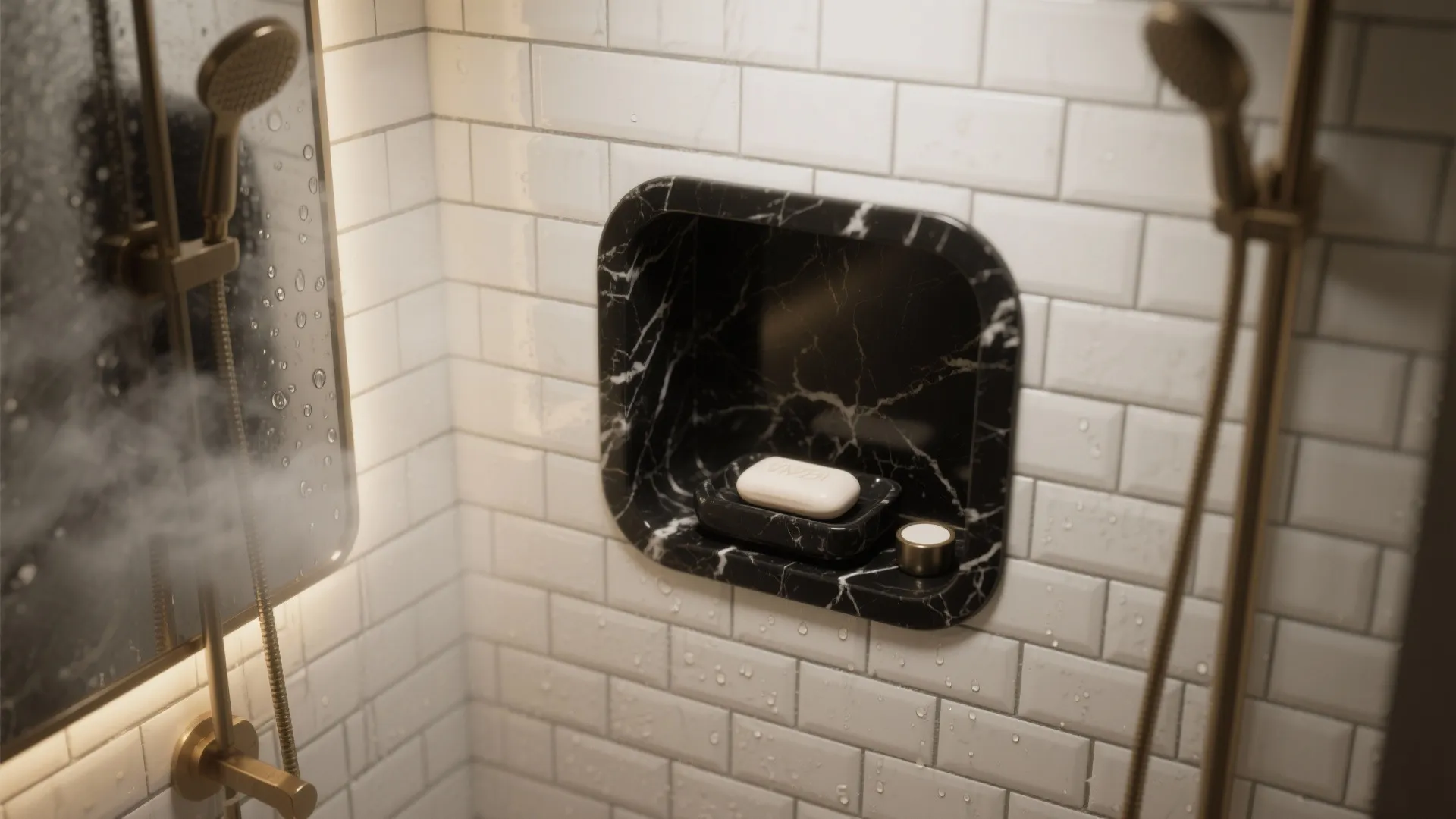 3. Shower Niche Accents