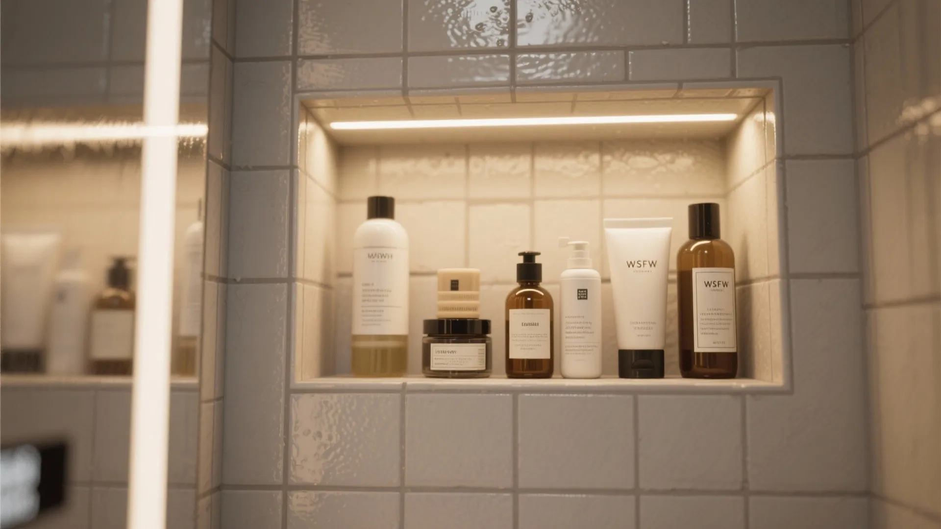 5. Niche Shelving in the Shower