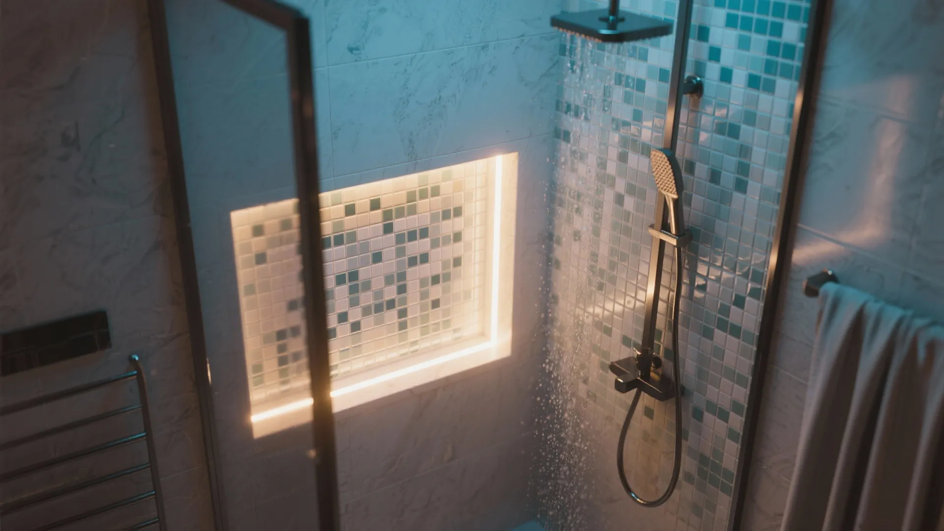 4. Shower Niche Highlight