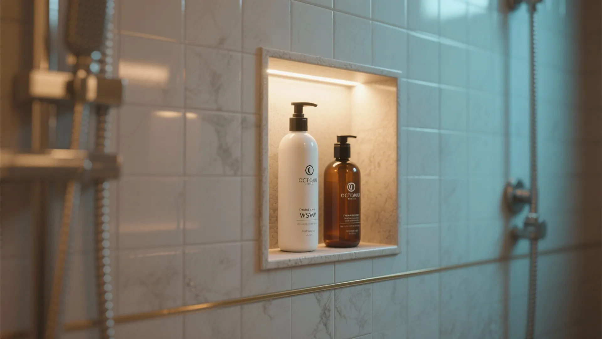 9. Niche Storage in the Shower