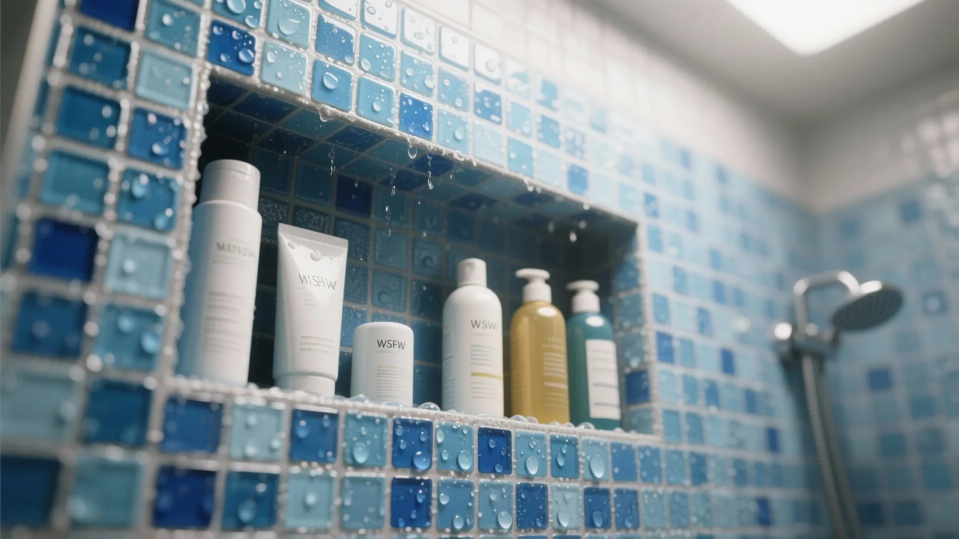 2. Shower Niche Mosaic