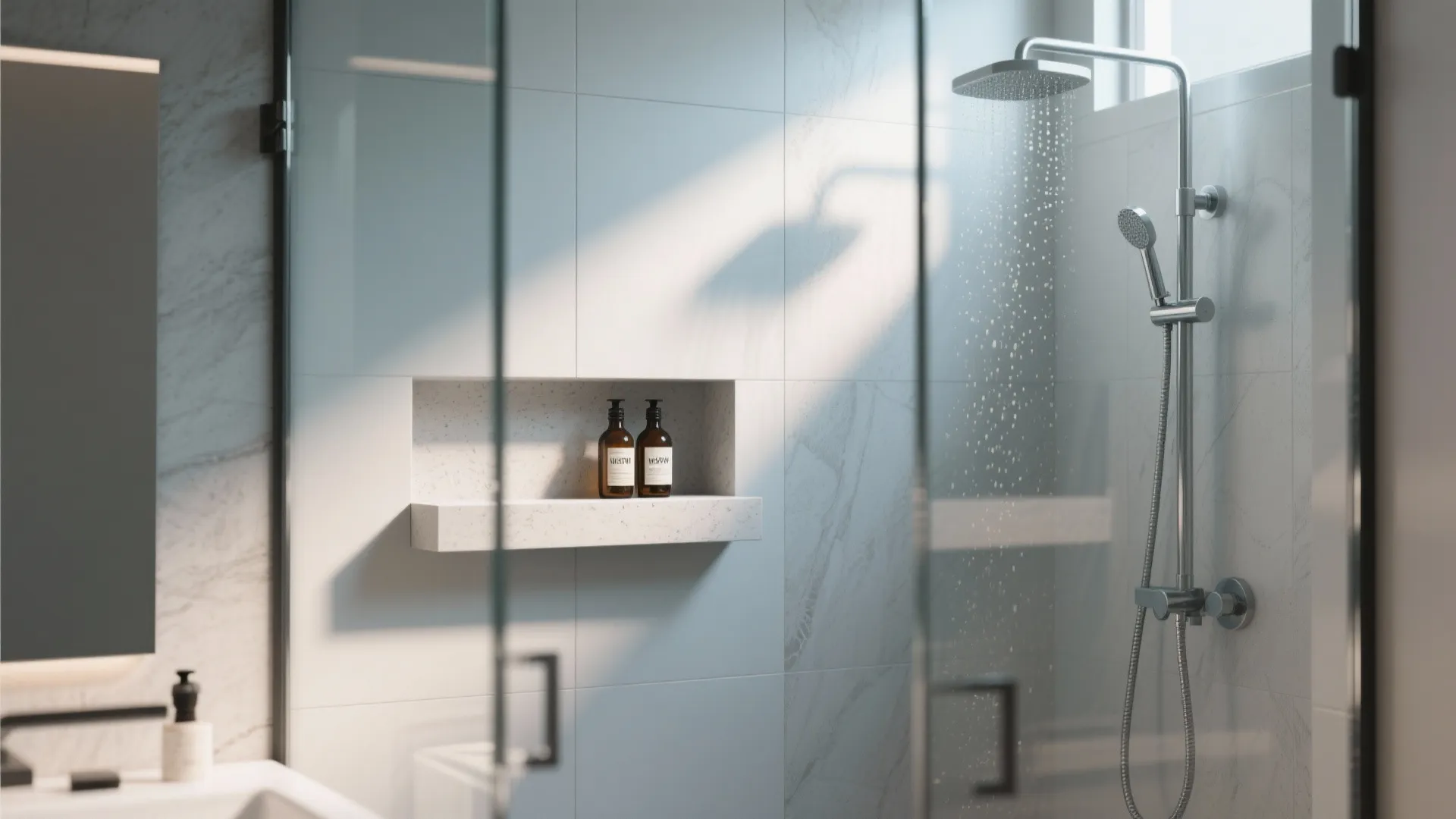 7. Shower Niche with Shelf Front