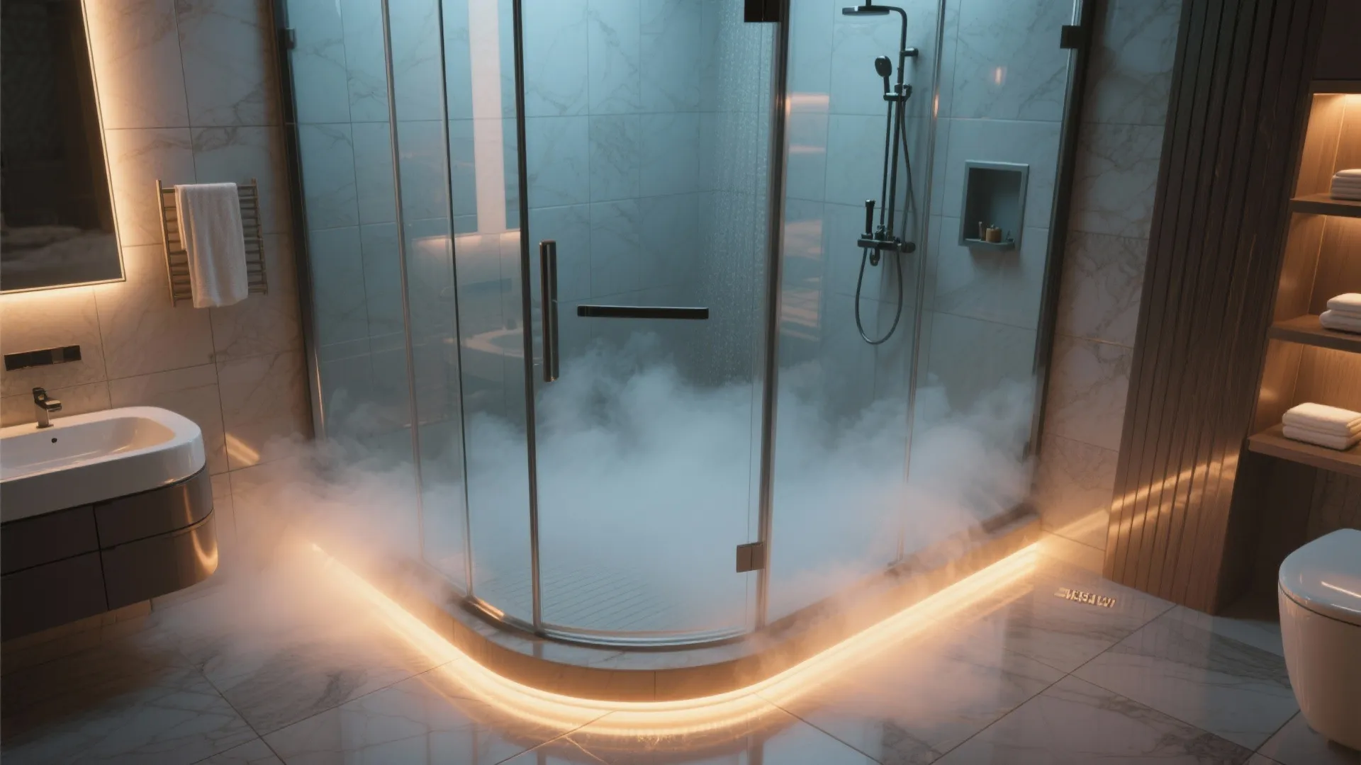 8. Shower Perimeter Glow