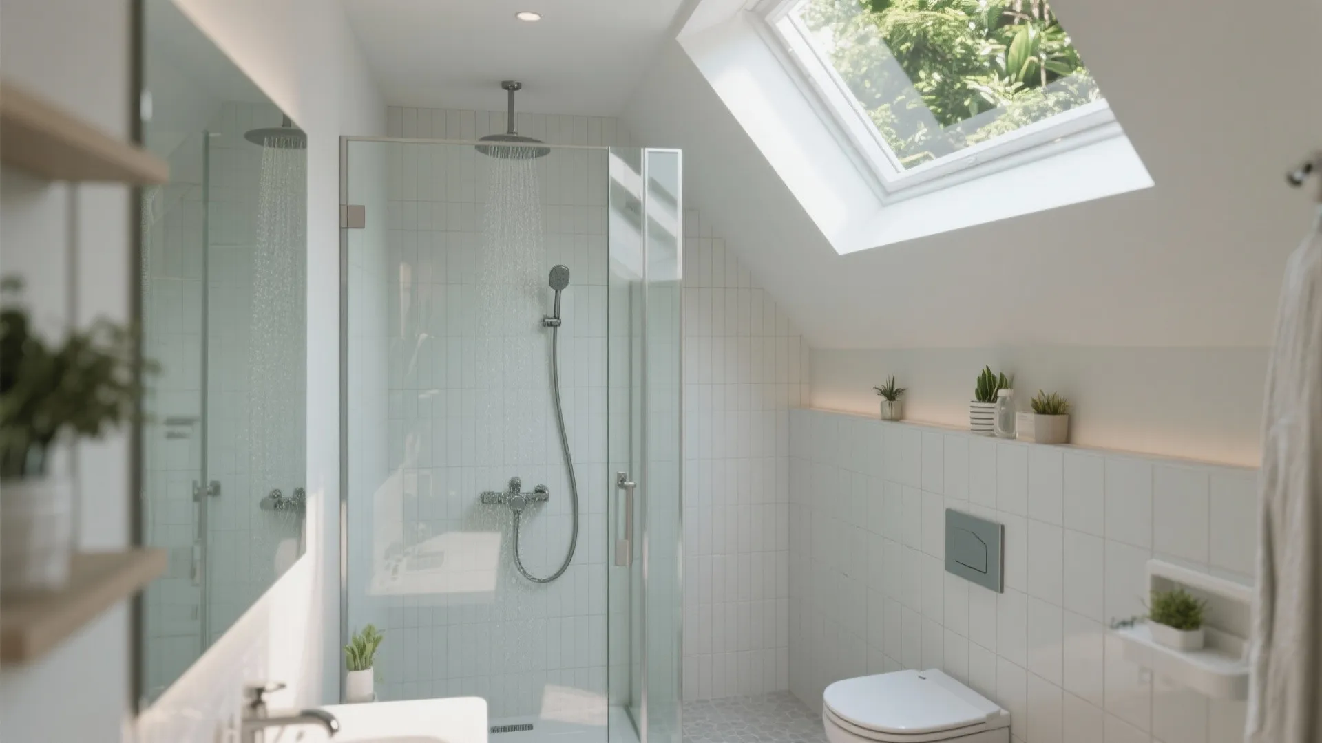 6. Skylight Above the Shower