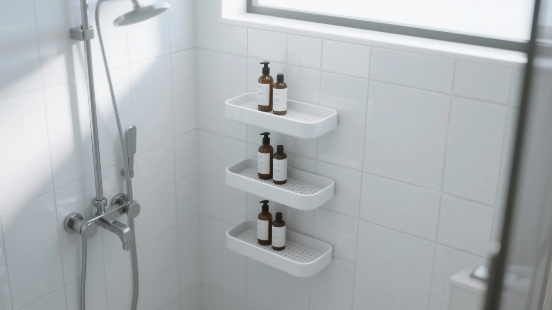 2. Shower Shelf Upgrade