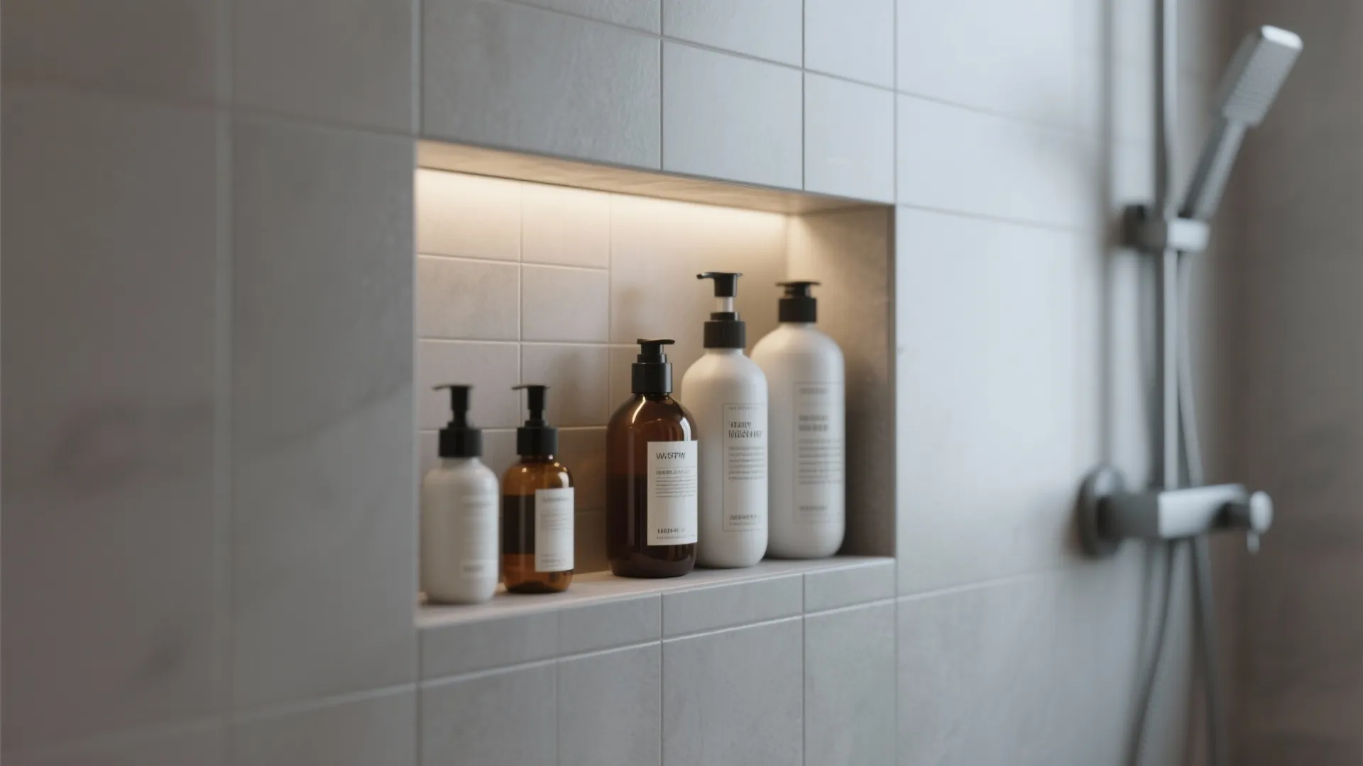 8. Wall niches in showers