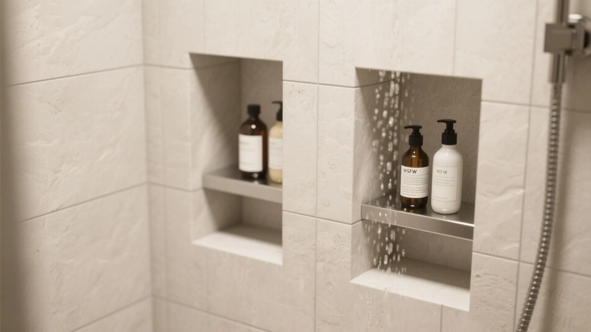 Wall Niches and Vertical Storage to Declutter